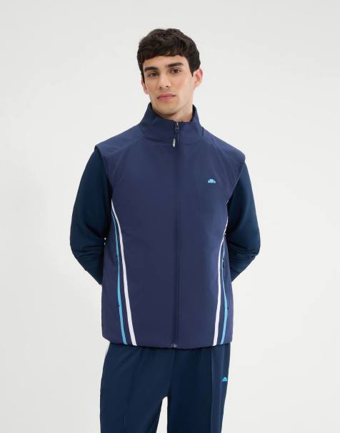 ellesse Rushano gilet in navy - view 1