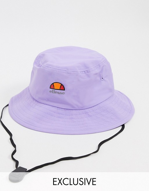 ellesse Sabi bucket hat in lilac exclusive at ASOS