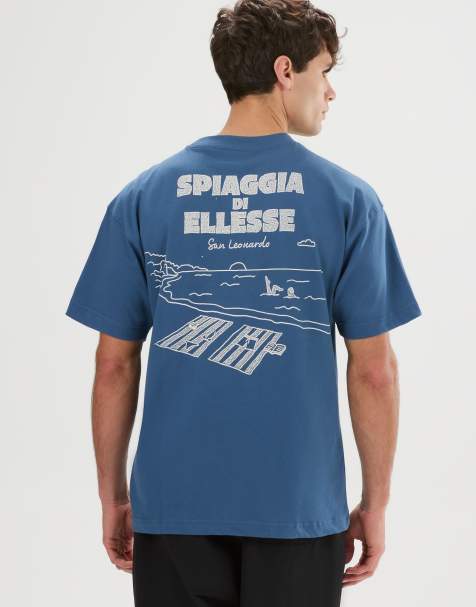ellesse San leonardo tee in blue - view 1