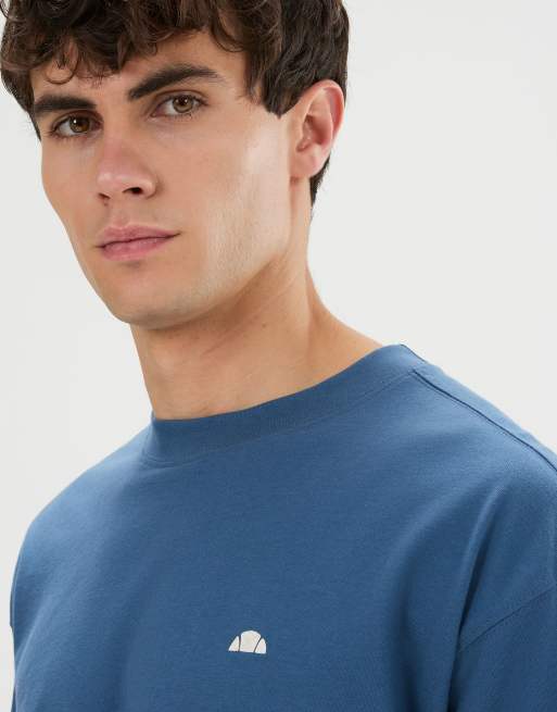 ellesse San leonardo tee in blue, 3 of 4