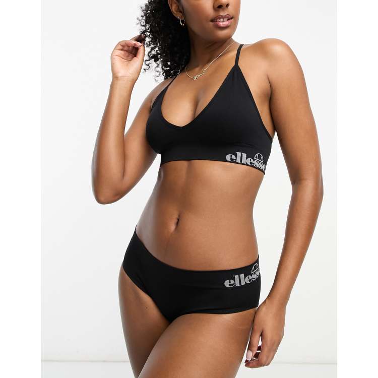 Ellesse seamfree bra in black ASOS