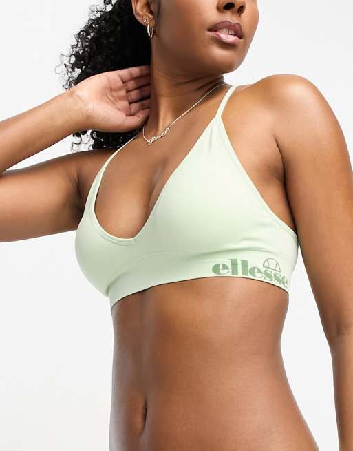 ellesse seamfree bra in green