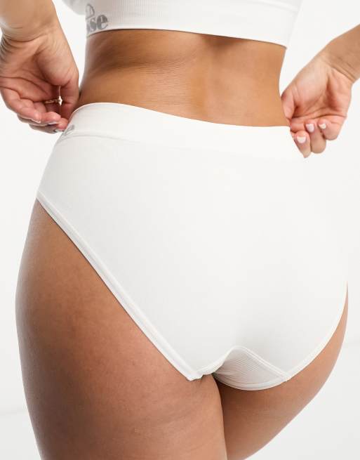 Ellesse seamfree brief in white, 2 of 4