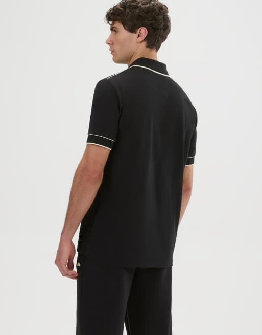ellesse Seldanta polo in black, 2 of 3