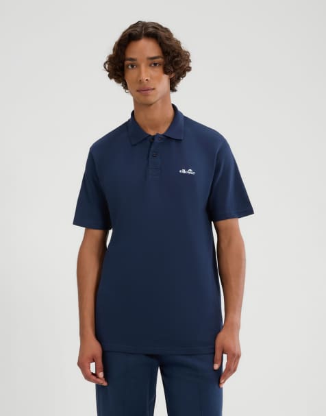ellesse Senago polo in navy - view 1