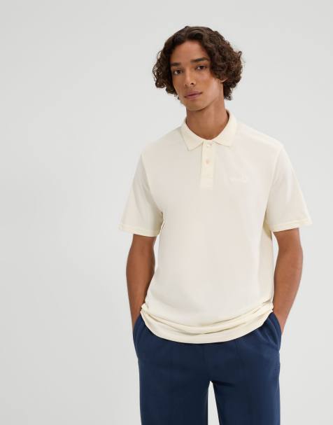 ellesse Senago polo in off white - view 1