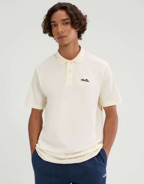 ellesse Senago polo in off white - view 1