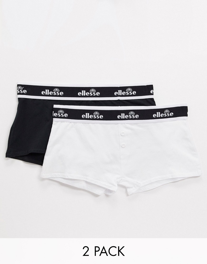 Ellesse - Set van 2 shorts in zwart en wit-Multikleur