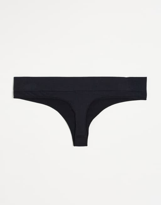 ellesse - Set van 3 naadloze strings in zwart en grijs - BLACK, 2 van 4
