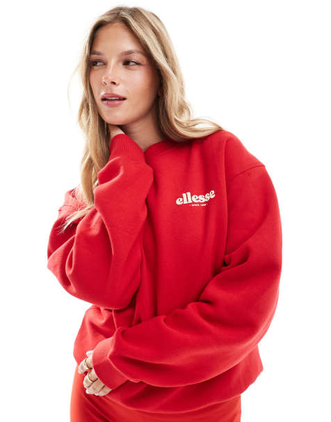 Ellesse Setu sweatshirt in red - view 1