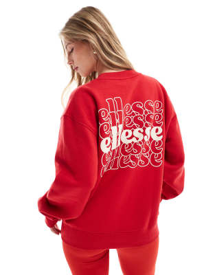 Ellesse Setu Sweatshirt In Red