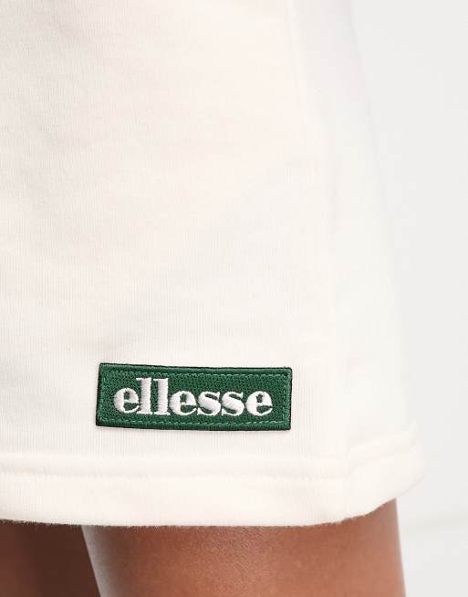 ellesse Shanni jersey shorts in white