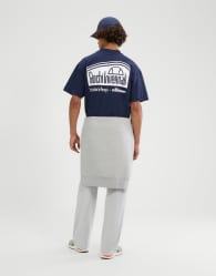 ellesse Suaven short sleeve graphic t-shirt in navy