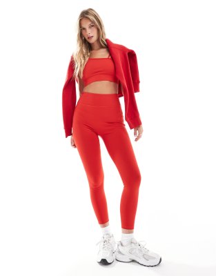 Ellesse Sukha leggings in red