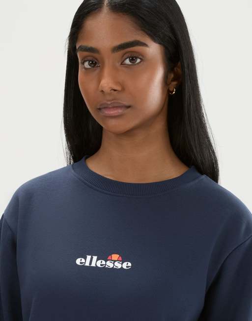 ellesse Svetlana 2 sweatshirt in navy, 3 of 4