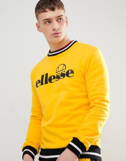 Survetement shop ellesse jaune