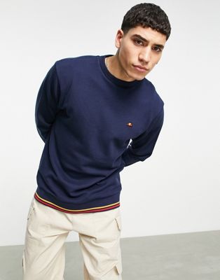 ellesse sweatshirt with logo in navy