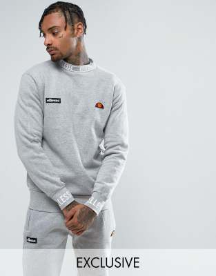 pull gris ellesse