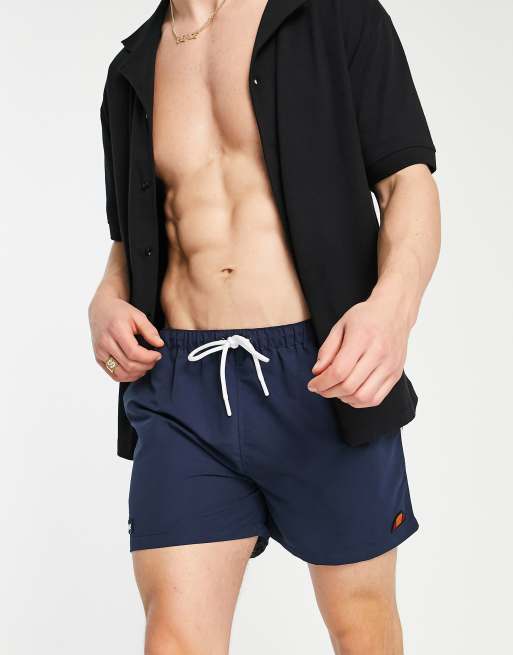 ellesse swim short with logo in navy