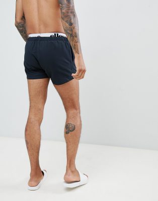 elastic swim shorts