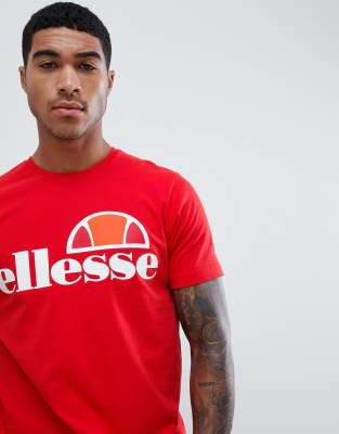 red ellesse t shirt