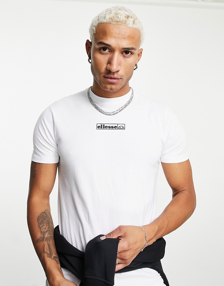 ellesse T-shirt with logo in white