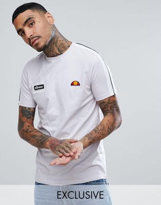 ellesse T-Shirt With Sleeve Taping In 