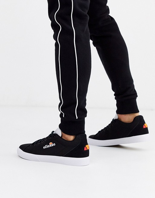 Ellesse taggia trainers in black/red