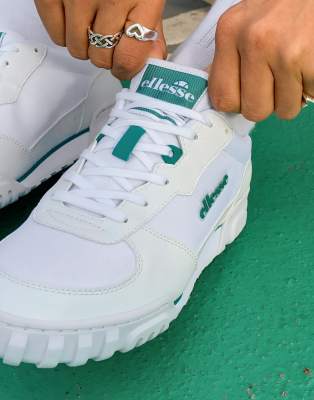 ellesse green trainers