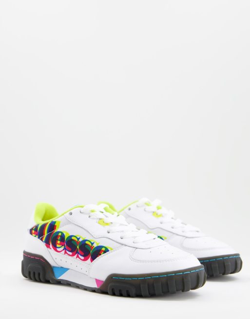 ellesse - Tanker Low Offset - Sneakers in pelle bianche/nero mix