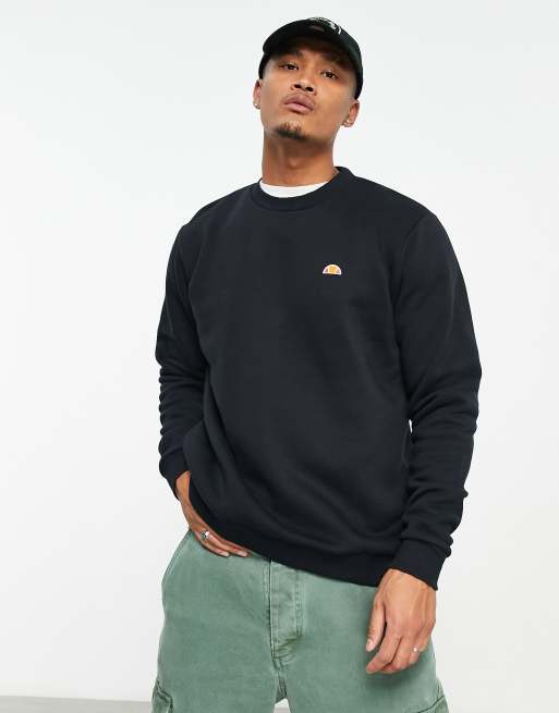ellesse – Teranna – Czarna bluza oversize z dużym nadrukiem z logo na plecach