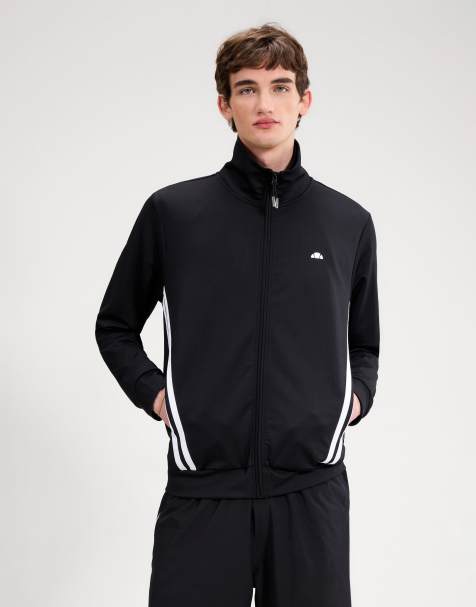 ellesse Tosciana track top in black - view 1