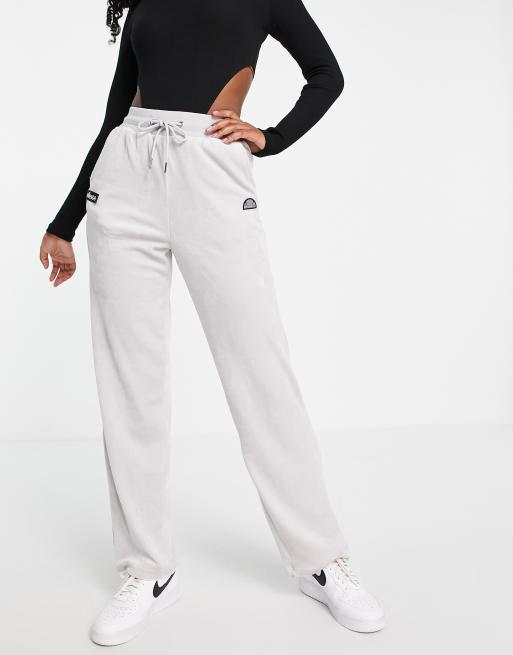 ellesse trackies with logo in grey
