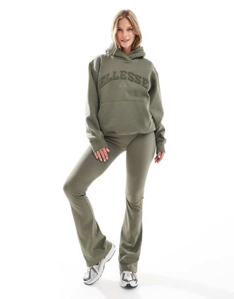 ellesse – Trikona – Bluza z kapturem, w kolorze khaki - view 1