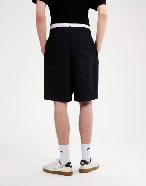 ellesse Trobaso short in black, 4 of 4