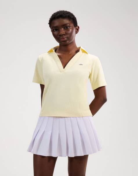 ellesse Tulle ss polo shirt in light yellow - view 1