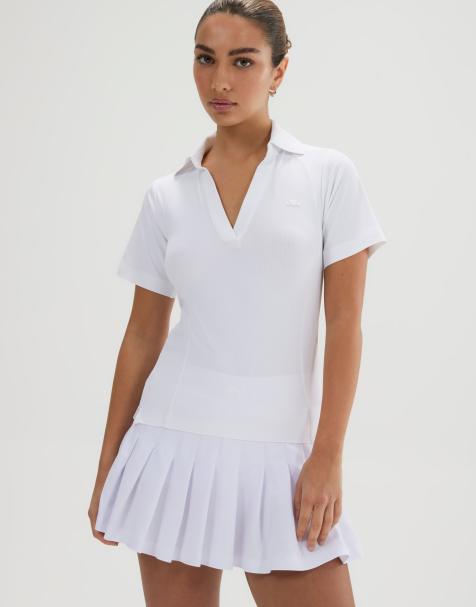 ellesse Tulle ss polo shirt in white - view 1