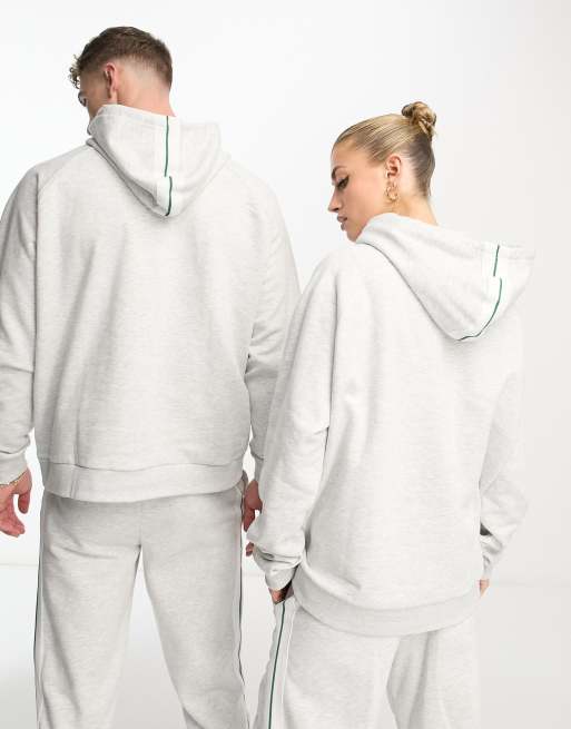 Ellesse unisex community club oversized hoodie in grey