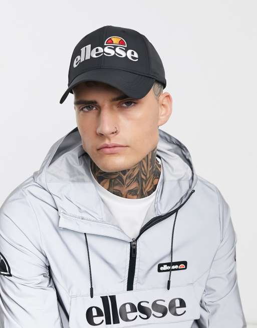 Ellesse Vala Schwarze Kappe Aus Ripstop Mit Logo Evesham Nj
