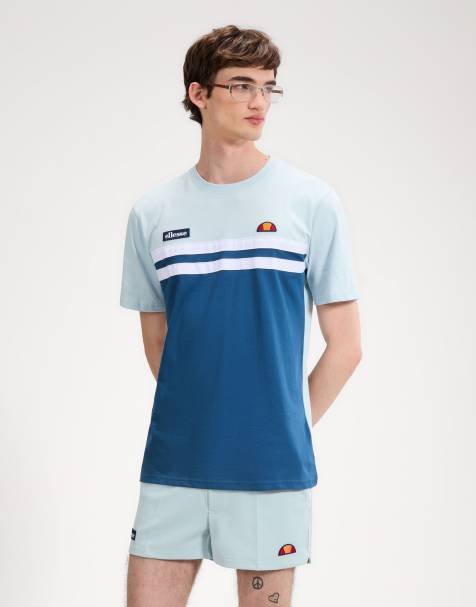 ellesse Venire tee in blue/light blue