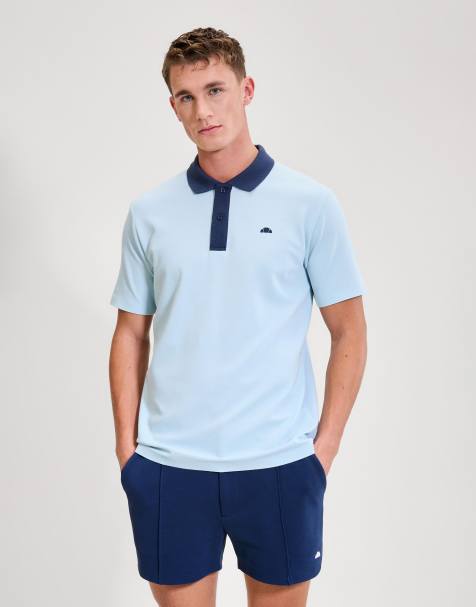 ellesse Vergo polo in light blue - view 1