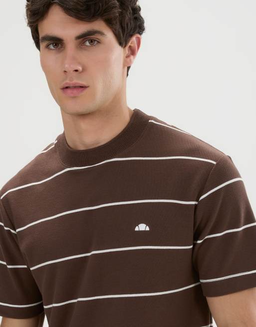 ellesse Verri tee in dark brown, 3 of 4