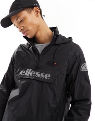 ellesse overhead jacket in black - ASOS Price Checker
