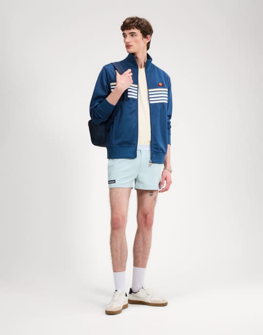 ellesse Vicenza track jacket in blue/white, 2 of 4