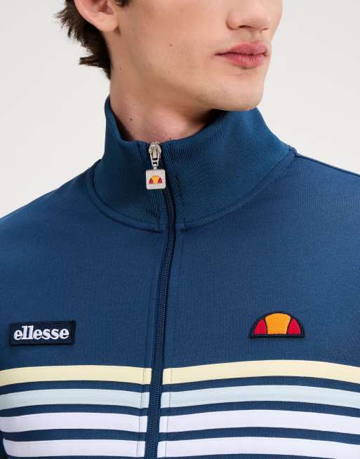 ellesse Vicenza track jacket in blue/white, 4 of 4