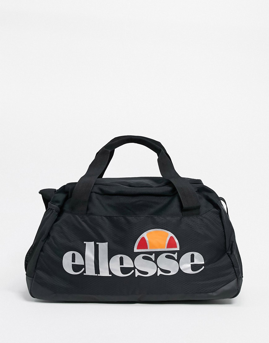 Ellesse - Weekendtas met groot reflecterend logo in zwart