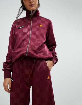 ellesse wide leg tracksuit bottoms