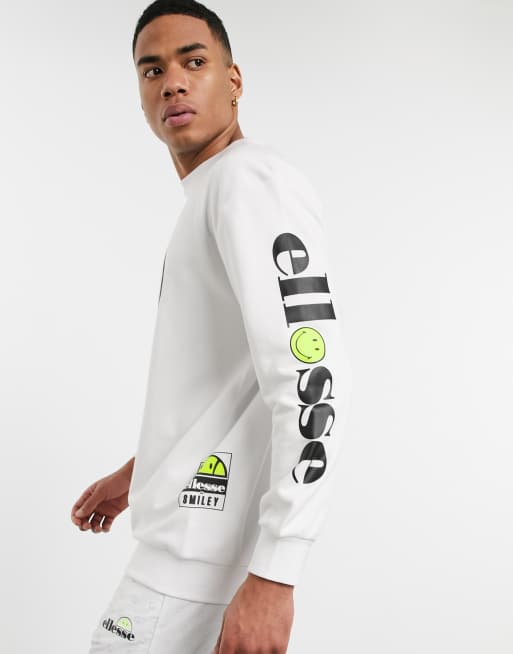 Ellesse best sale smiley hoodie