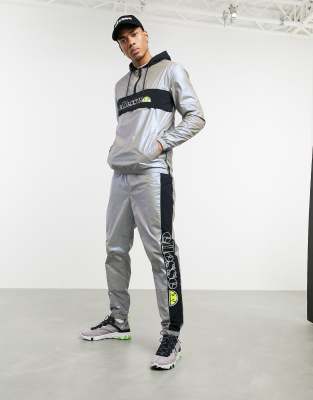 grey reflective tracksuit