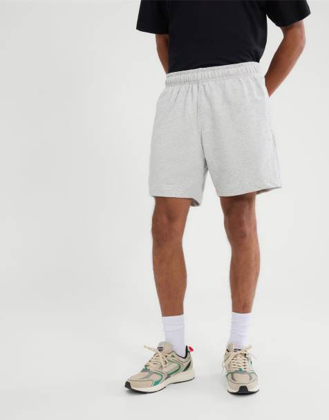ellesse Zanica short in light grey marl